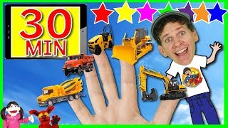 Finger Family Construction + More Kids Songs with Matt | 30 Minutes Compilation