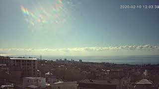 Timelapse Sochi - 1 day in 1 minute. 10.02.2020