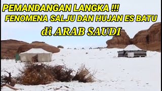 HEBOH ARAB SAUDI TURUN SALJU