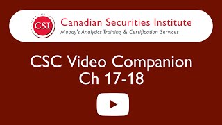 CSC Companion Vids Ch 17-18