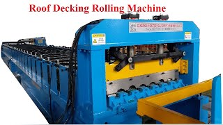 【ZHONGTUO】Roof decking rolling forming machine B Decking \u0026 N Deck rolling forming machine