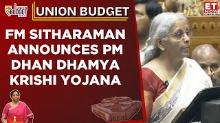 FM Sitharaman Announces PM Dhan Dhamya Krishi Yojana; 1.7 Crore to Benefit from Agriculture Program