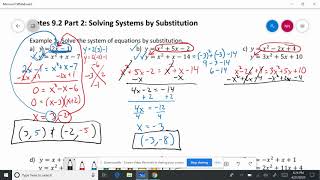 A1 Notes 9.2 Part 2A