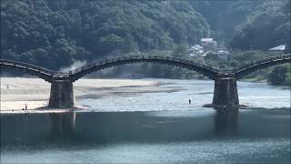 日本岩國市的著名景點錦帶橋