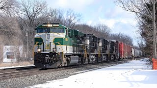 (4K) Railfanning the Norfolk Southern in Northern Indiana