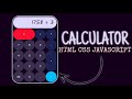 How To Build a Simple Calculator Using Html Css & Javascript - [Short Code]