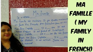 Ma Famille | My Family in French | Learn French by Neha