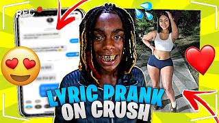 YNW MELLY - “Mixed Personality” | LYRIC PRANK ON CRUSH😍 **GONE WRONG**