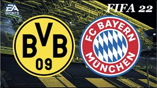 Borussia Dortmund vs Bayern Munich  ⚽️  FIFA 22 | Bundesliga| PS5™ Gameplay in Full HD