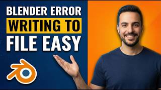 Blender Error Writing To File (Easy Fix Guide)