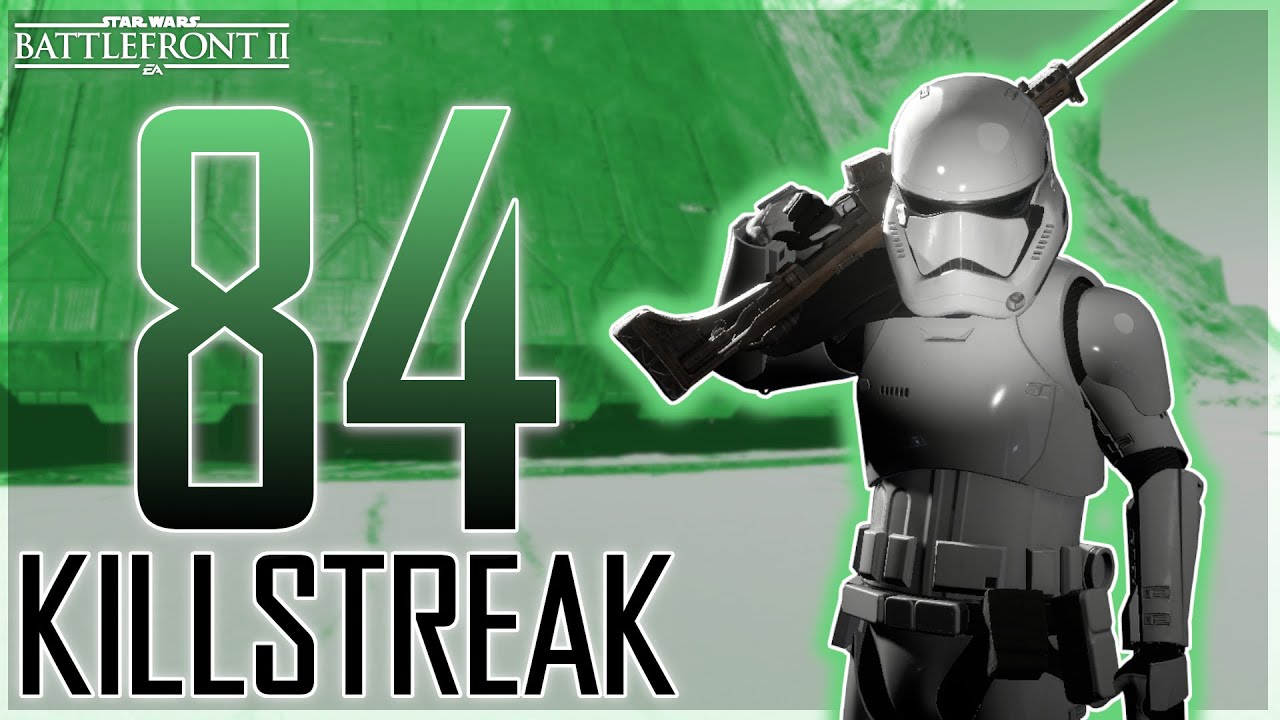 Specialist 84 Killstreak On Crait | Star Wars Battlefront 2 - YouTube