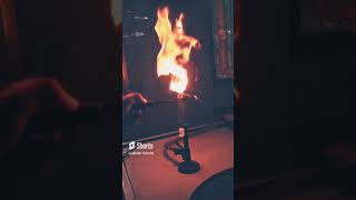 Chemicals burning 🔥 ♥️ #chemistry #youtubeshorts #science #chemistryexperiments #lab #shorts