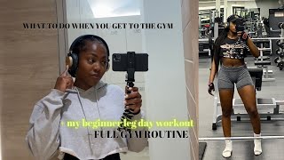 How to start your fitness journey, FULL workout in the gym, gym anxiety + weight training for women