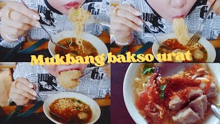 MUKBANG BAKSO URAT ⁉️ SUPER PEDAS GILA ‼️#vlog #mukbang