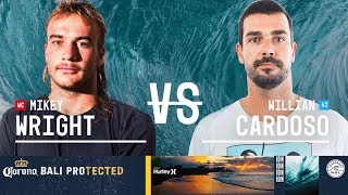 Mikey Wright vs. Willian Cardoso - Quarterfinals, Heat 2 - Corona Bali Protected 2018