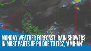 Monday weather forecast: Rain showers in most parts of PH due to ITCZ, ‘amihan’