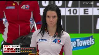 #stoh2021 Briane Meilleur misses tick shot, turns Peel of Shame into Runback of Redemption