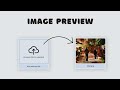 Preview Image Before Upload in Html CSS JavaScript