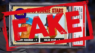 How to Spot a Fake 1968 Nolan Ryan Rookie Reprint RP