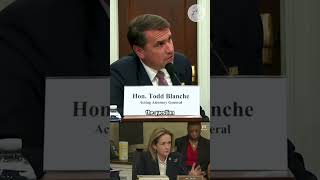 Rep. Dean Confronts Acting AG Blanche Over Epstein Case #toddblanche #epsteinfiles #trump