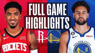 ROCKETS at WARRIORS | FULL GAME HIGHLIGHTS | February 24, 2023