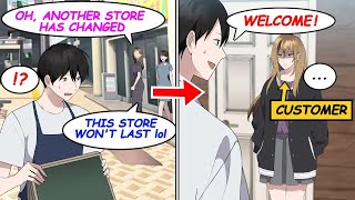 【Manga】A bad girl comes to my store, which is about to go out of business. She's actually...