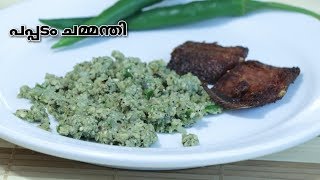 👌പപ്പടം കൊണ്ട് ഒരു Easy ചമ്മന്തി || Pappadam Chammanthi [ No Coconut ] Rcp;250