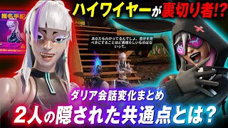 ジェノが生きている！？ダリアの会話変化に隠されたIO復活の兆しとは？【フォートナイト考察】【NPC会話変化まとめ】