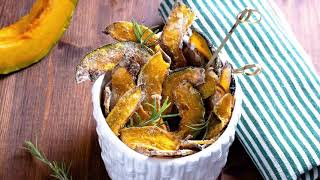 CHIPS DI ZUCCA (croccanti in forno!)