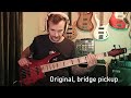 bartolini classic vs original pickups