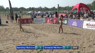 2023 Volleyball Canada Senior Beach Nationals 🏐 Women's: Bansley/Bukovec v Grewal/McNamara