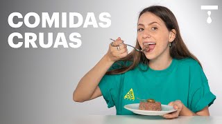 LIZ PROVA COMIDAS CRUAS | Liz Pede Bis