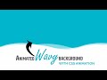 Make Background water wave with the help of CSS animation effects