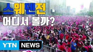 [자막뉴스] 오늘 월드컵 스웨덴전, 응원 명당 알려드립니다 / YTN