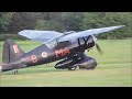 Westland Lysander SOE pick-up demonstration - Shuttleworth Special Operations Airshow 2023