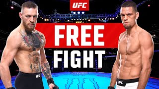 Nate Diaz vs Conor McGregor 1 | FREE FIGHT | UFC 279
