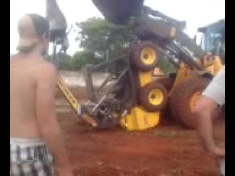 New Holland Skid Steer Loader Fail Youtube