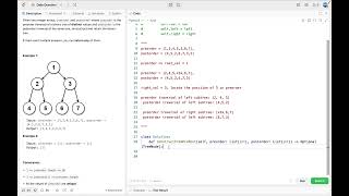leetcode 889 Construct Binary Tree from Preorder and Postorder Traversal | recursion