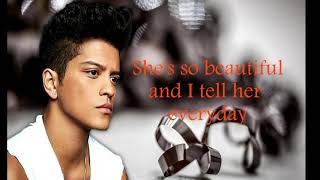 Bruno Mars-Just the way you are (lyrics)