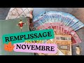 REMPLISSAGE NOVEMBRE 2024 | BUDGET | SYSTÈME DES ENVELOPPES BUDGETAIRES