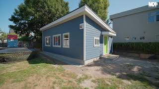 Garden Suite 1 Bedroom 600 Sq Ft. Sloped Roof. 11 ft Sloping Ceiling