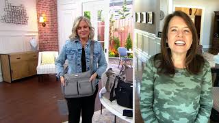 baggallini Nylon Anywhere Large Hobo with Wristlet on QVC