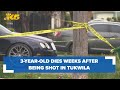 3-year-old dies weeks after being shot in Tukwila