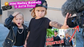 Mini Hailey Baldwin & Justin Bieber FOUND by REAL PAPARAZZI! 📸 Hollywood Paparazzi Exclusive!