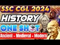 HISTORY ONE SHOT LECTURE FOR SSC CGL 2024 | GK/GS FOR SSC EXAMS 2024 | PARMAR SSC