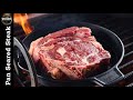 Beef Ribeye steak cooked in cast iron | How to cook a steak | ASMR cooking | Perfect crust recipe