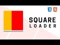 Awesome Square Loader Animation Using Only HTML & CSS - Pure CSS Tutorial - Code With Tanmay