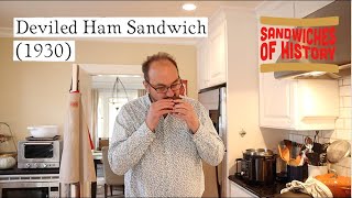 Deviled Ham Sandwich (1932) on Sandwiches of History⁣