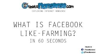 Facebook Like Farming Scams Explained