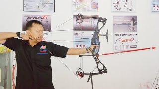 compound bow M122 caesar testing by Archery Bukittinggi